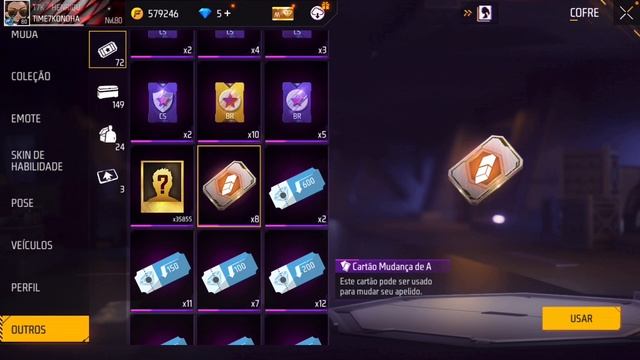 PASSES ANTIGOS E PASSES DOURADOS CHEGANDO AO FF?-BANDEIRÃO,TROCA NICK,SOMBRA ROXA,BÔNUS 110%!!