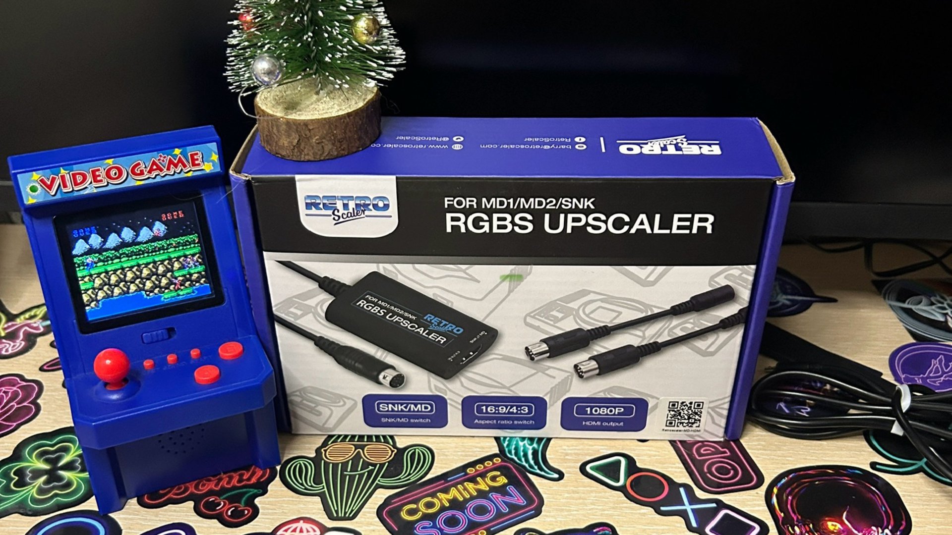 Как подключить Sega Mega Drive2(оригинал) к современному TV(hdmi), RGBS UPSCALER нам поможет.