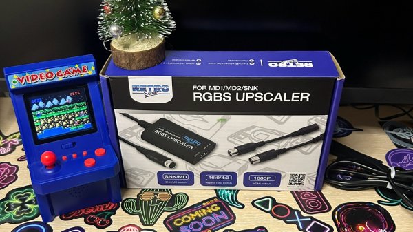 Как подключить Sega Mega Drive2(оригинал) к современному TV(hdmi), RGBS UPSCALER нам поможет.