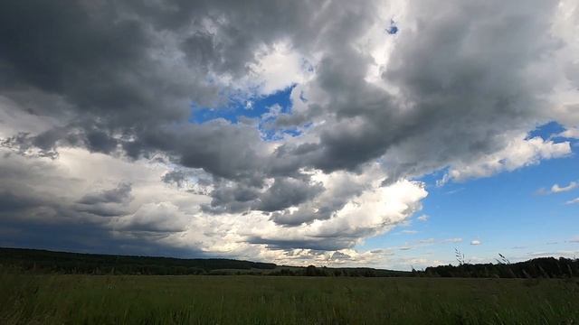 Облака над деревней Окулово (Кичменгско-Городецкий район) смотреть онлайн