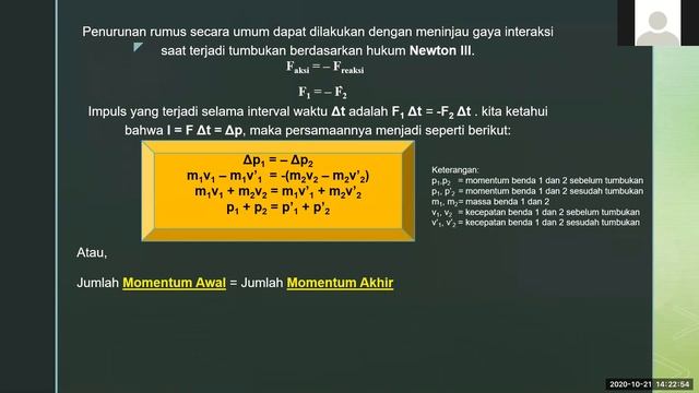 BIT Fisika Kelas XII IPA - Momentum dan Impuls смотреть онлайн