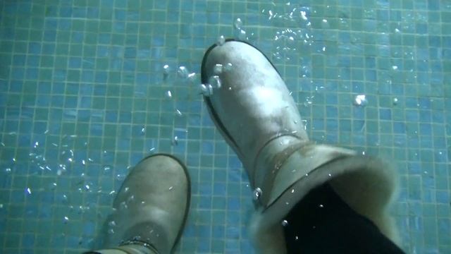 Swimming Fully Clothed In UGG In The Pool - And Public - 15