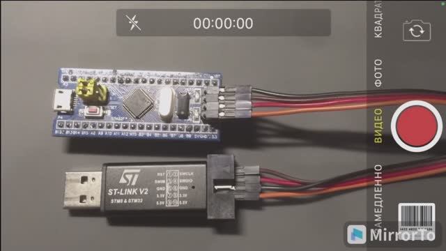 STM32 Blue Pill Загрузка прошивки через ST LINK V2 в Arduino IDE смотреть онлайн