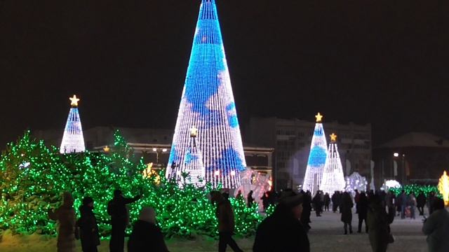 Самара, площадь Куйбышева,31.12.2024 смотреть онлайн