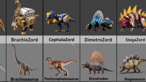 POWER RANGERS DINO THUNDER ZORDS VS REAL LIFE @toysbay