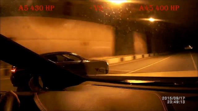 A45AMG vs AUDI A5 смотреть онлайн