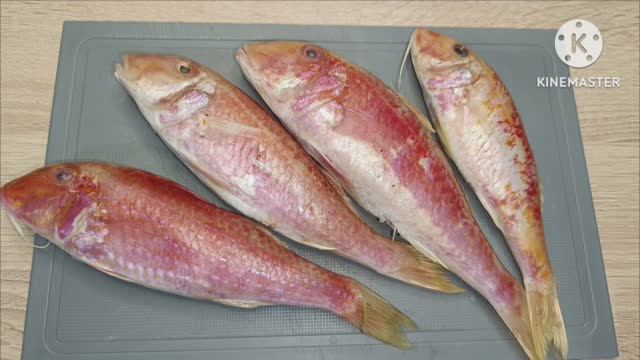 Жареная барабулька.