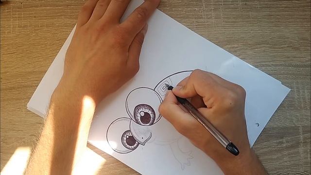 Рисуем ручкой черепашку смотреть онлайн