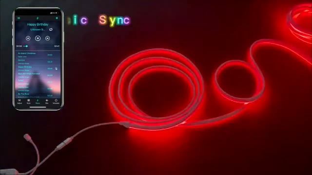 12V RGB 3535LED music synchronous neon light multi color conversion with remote control and control смотреть онлайн