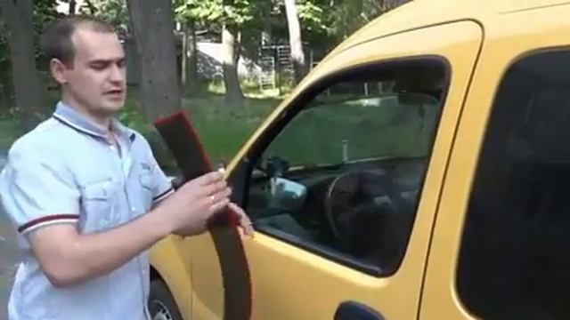 Авто тюнинг красота и мощь Ветровики, дефлекторы окон установка смотреть онлайн