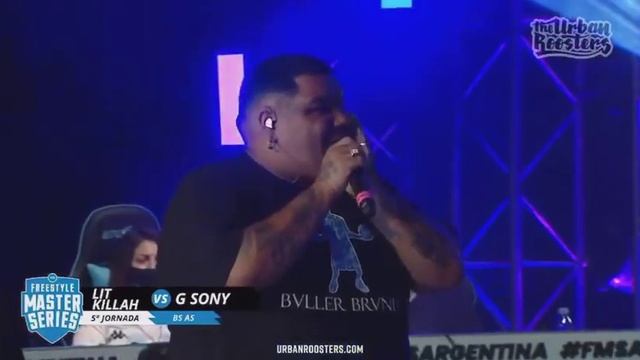 Lit killah vs Sony | batalla de flow 🔥🎶 смотреть онлайн