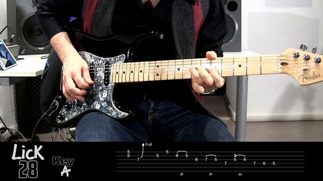 Andy's Lab - Daily Blues Licks #28 - Guitar Lesson смотреть онлайн