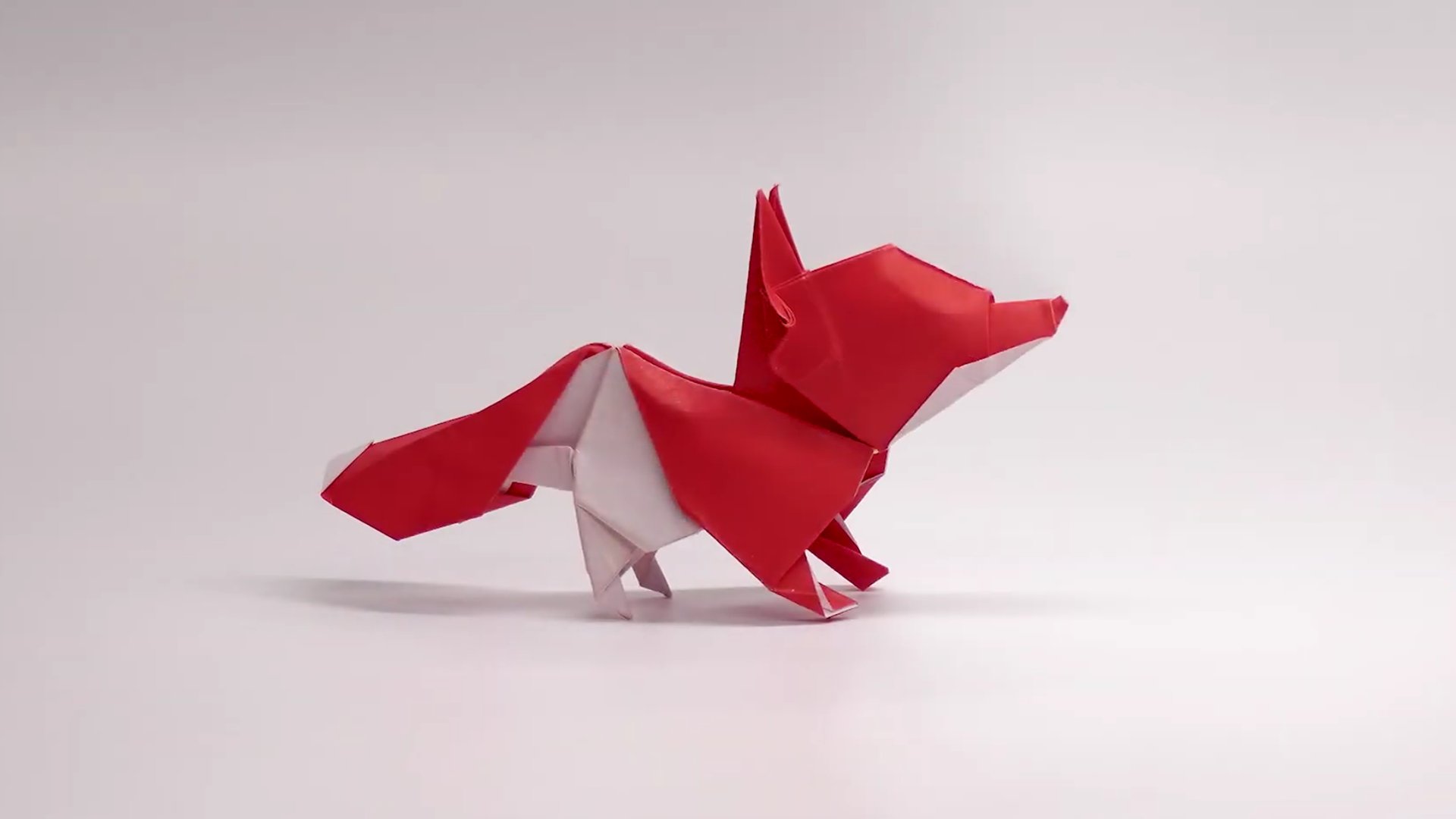 Лис Оригами из бумаги | Поделки из цветной бумаги своими руками | DIY смотреть онлайн