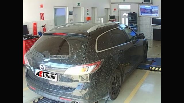 Mazda 6 2 2MZR CD 163LE Chiptuning Teljesítmény mérés смотреть онлайн