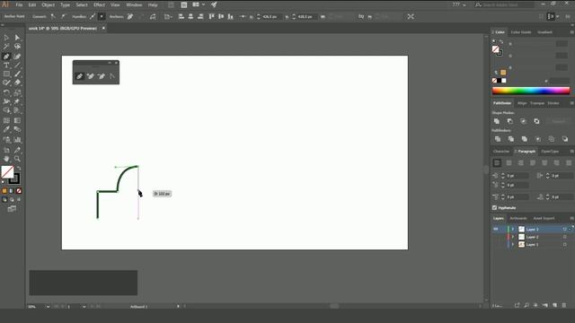 Кривые Безье в Adobe Illustrator Инструмент Pen Tool 14 урок смотреть онлайн
