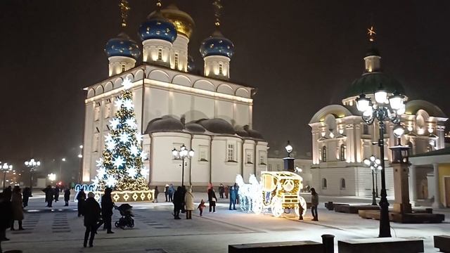 Соборная площадь Тверь 02.01.2025 г. смотреть онлайн