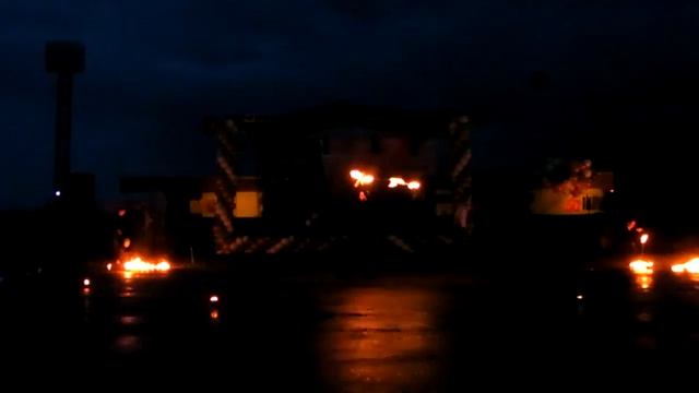 Выступление файер-шоу на 50-летие Химпрома смотреть онлайн