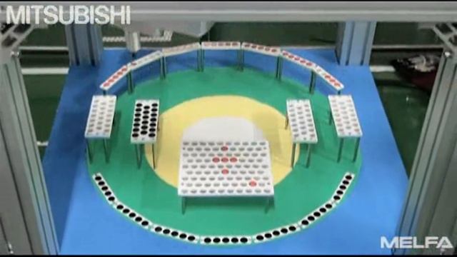 Mitsubishi RH-3SxHR SCARA Robot Trade Show Demo Cell смотреть онлайн