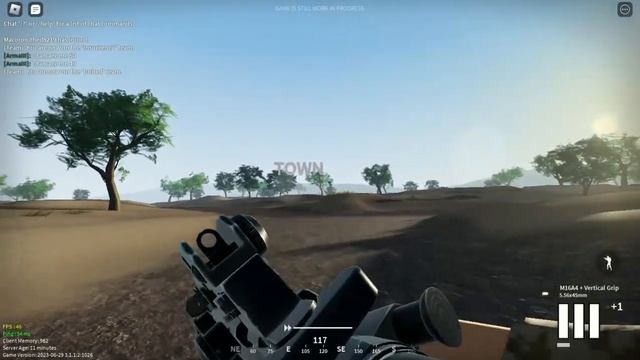 Blufor Showcase (Roblox ACS Mod) смотреть онлайн