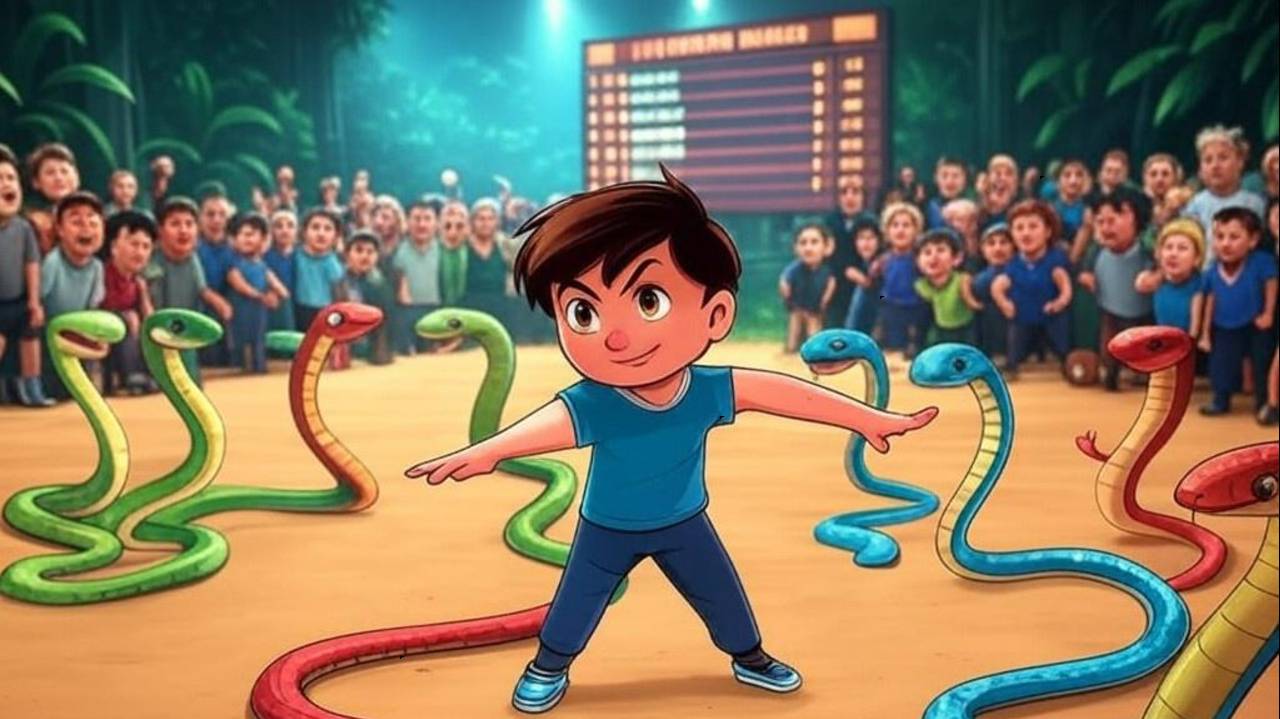 Я играю Snake Clash