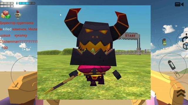 2 часть как нейросеть изменила мобов в Chicken gun! смотреть онлайн