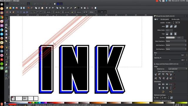 Inkscape Tutorial: Custom Vector Text Treatment смотреть онлайн