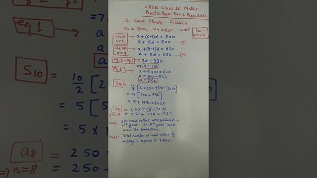 Class 10 CBSE practice paper Term 2 Exam 2022 very very important смотреть онлайн