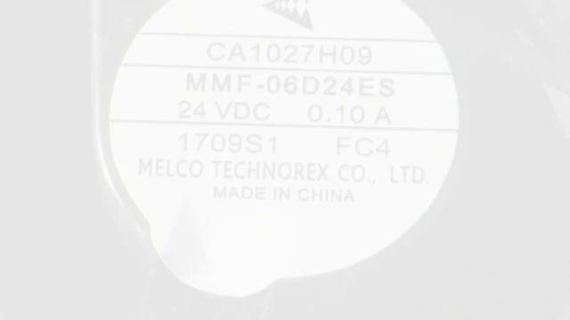 CA1027H09 MMF-06D24ES-FC4 24V 0.1A 3wires Cooling Fan смотреть онлайн