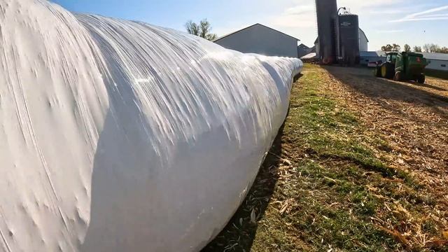 Wrapping Cow Bedding - KUHN Optiwrap OWR 6000 смотреть онлайн