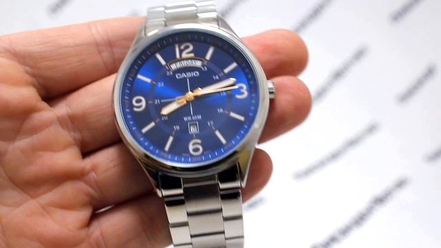 Часы Casio MTP-E129D-2B - видео обзор от PresidentWatches.Ru смотреть онлайн