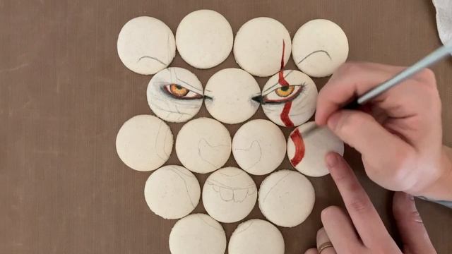 Pennywise IT Themed Macarons смотреть онлайн