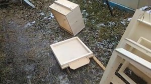 На своей пасеке использую каркасные улья.