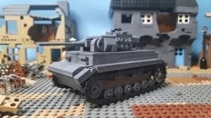 Обзор на лего танк Pz Kpfw  III