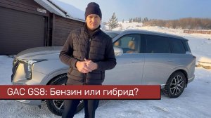 Сравнение Gac gs8 с бензиновым и гибридным двигателем | Какой выбрать?