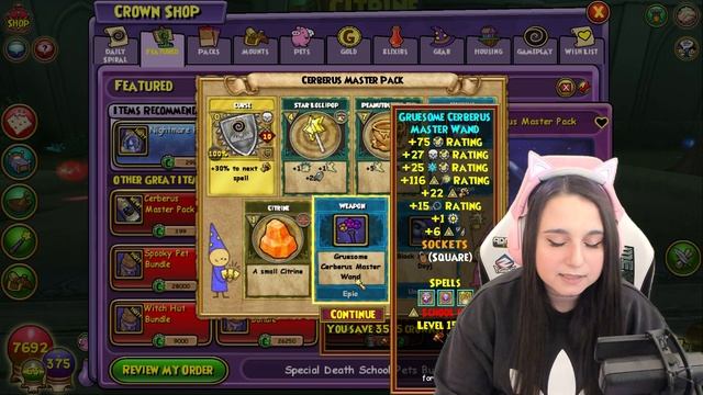WHY DO I DO THIS TO MYSELF?! | *NEW* Cerberus Halloween Pack Opening | Wizard101 смотреть онлайн