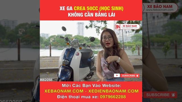 Xe ga 50cc Crea 2020 | Siêu Tiết Kiệm Nhiên Liệu смотреть онлайн
