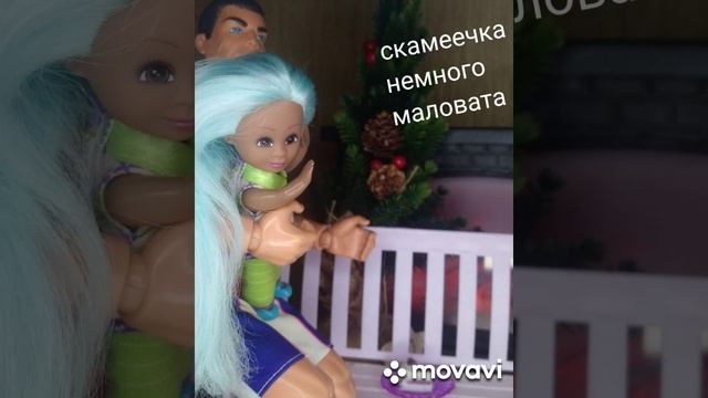 небольшое поздравление с НГ от моих кукол.mp4