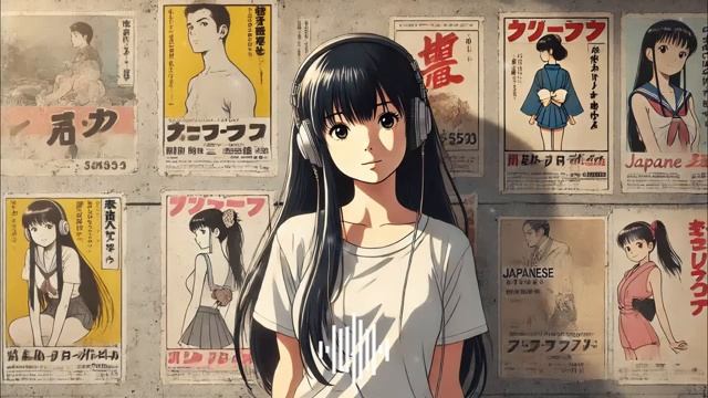 𝐏𝐥𝐚𝐲𝐥𝐢𝐬𝐭 80's Tokyo City Lo-fi Chill Hiphop🌿  1hour Lofi Hiphop Mix ( Chill & Study )