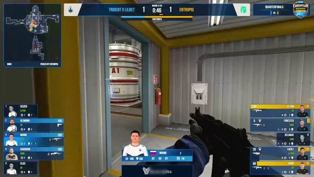 GUARDIAN ВЕРНУЛСЯ ПОБЕЖДАТЬ! Trident Clan vs Entropiq | European Development Championship (CS:GO) смотреть онлайн