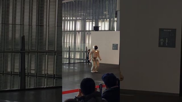 Human-like Robot Honda ASIMO | Miraikan museum | Tokyo | Japan смотреть онлайн