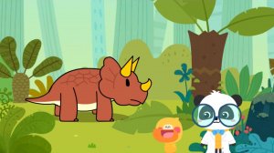 Почему Трицератопс мог сбивать врагов с ног? | Познавательный мультфильм про динозавров для детей