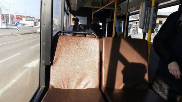 Поездка на автобусе МАЗ-105.465 гос.№АК 4372-7, маршрут 140