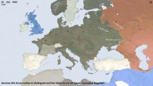 Вся Вторая Мировая война на КАРТЕ