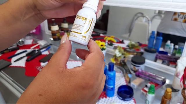 Pintura Com Igora 8-46 E Triskle 9.89 + Reconstrução Capilar Com Glicopan Pet