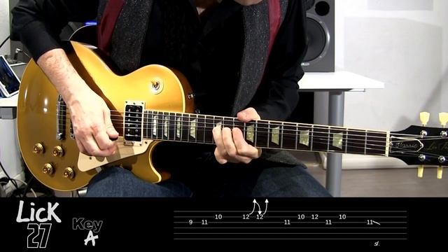 Andy's Lab - Daily Blues Licks #27 - Guitar Lesson смотреть онлайн