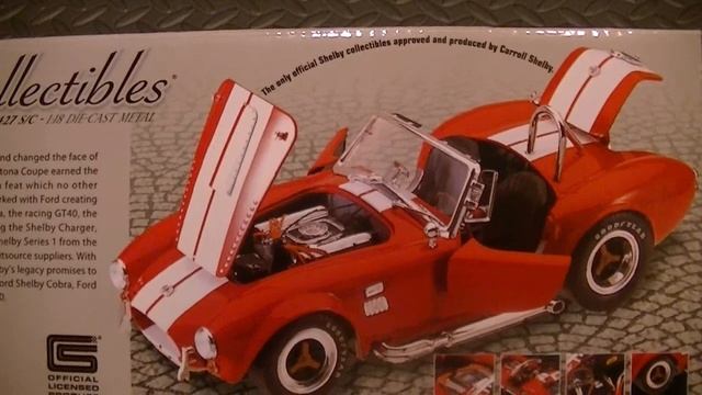 Shelby AC Cobra 1:18 Diecast Car 427 Caroll Shelby by Shelby Collectables - Boxing View смотреть онлайн