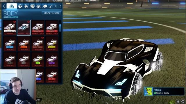 LOOKING AT ALL OF THE NEW PAINTED ITEMS FROM THE NEW ROCKET LEAGUE UPDATE (PAINTED SLIPSTREAM+MORE! смотреть онлайн