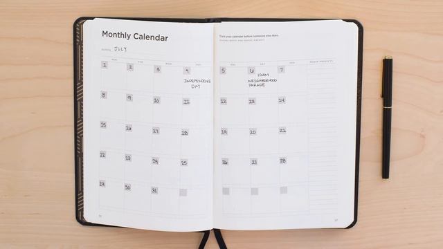 How to Use the Monthly Calendar Pages in the Full Focus Planner | Official Tutorial смотреть онлайн