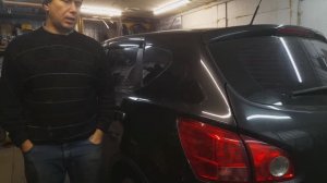 где находится фильтр салона ниссан кашкай и как его заменить