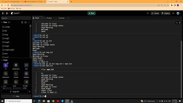 bat command in linux with 7 examples | linux tutorial смотреть онлайн